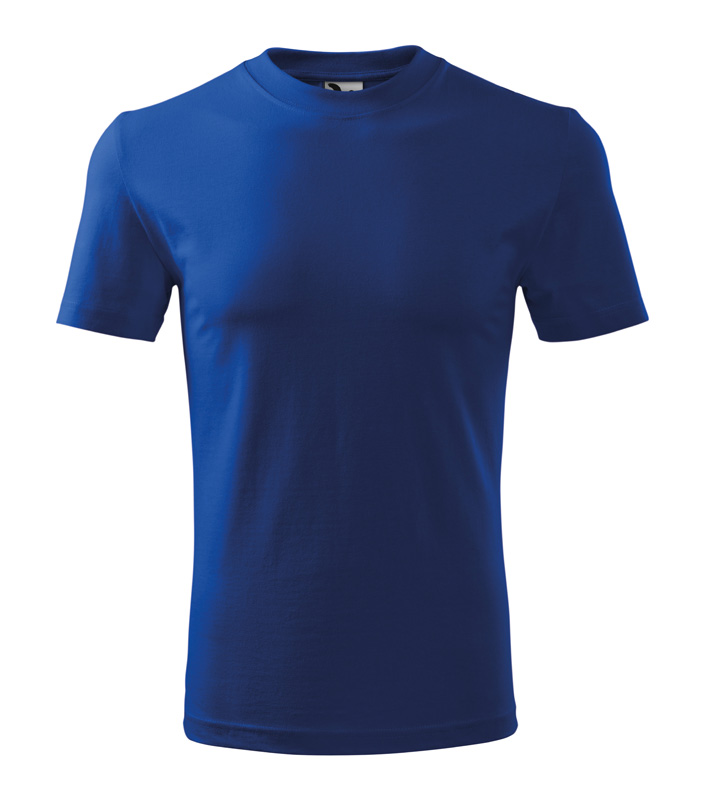 Unisex környakas póló, királykék, 200 g/m²