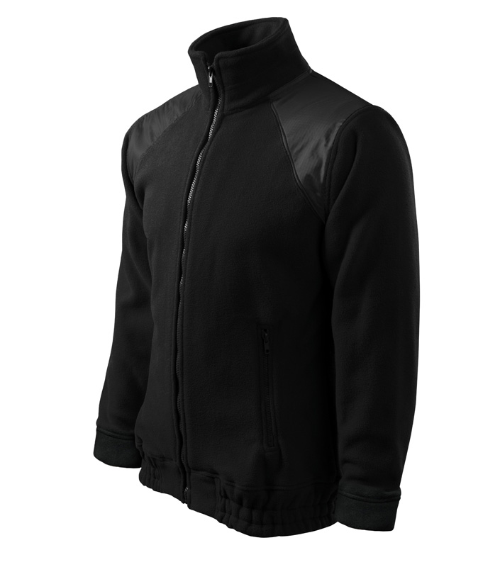 Unisex polár pulóver, fekete, 360 g/m²