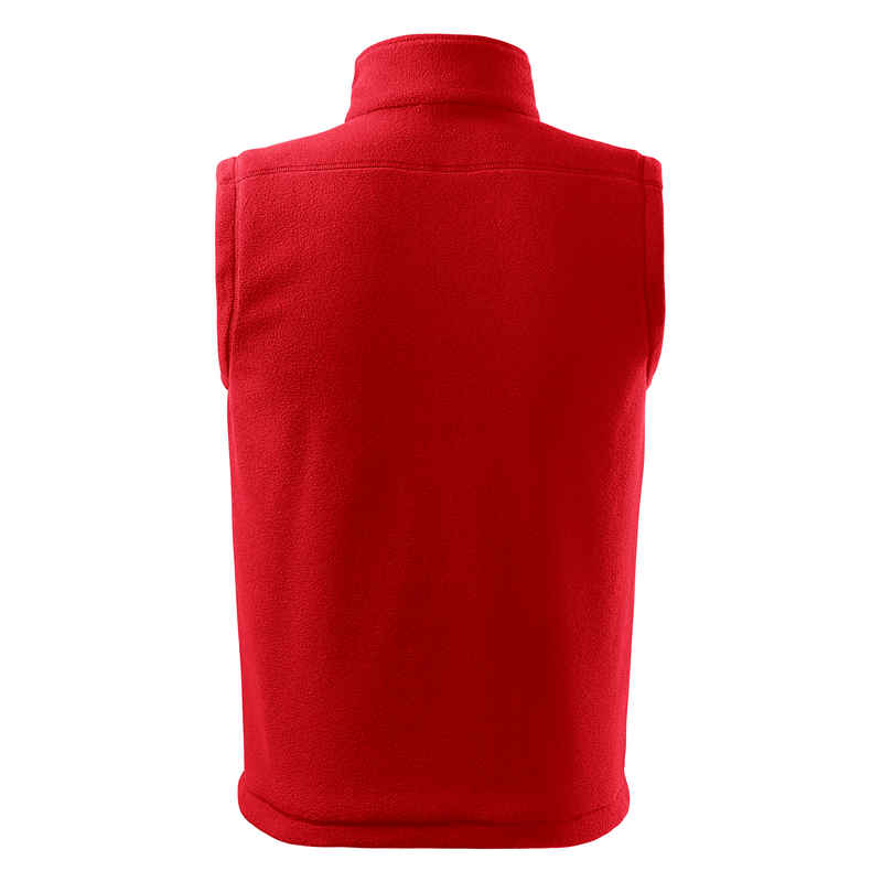 Unisex polár mellény, piros, 280 g/m²
