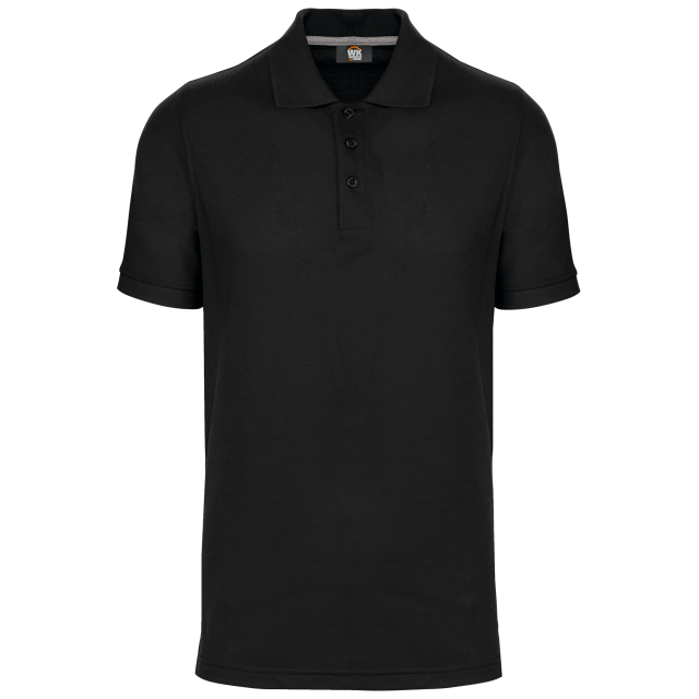 FÉRFI RÖVID UJJÚ GALLÉROS PÓLÓ – Black |
