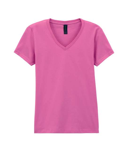SOFTSTYLE™ NŐI V-NYAKÚ PÓLÓ – Azalea |