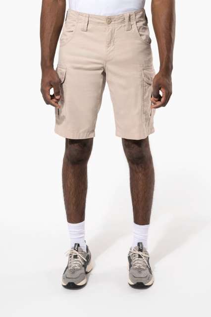 FÉRFI SOKZSEBES BERMUDA SHORT – Beige |