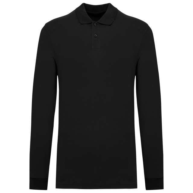 FÉRFI ORGANIKUS 180 PIKÉ GALLÉROS PÓLÓ – Black |