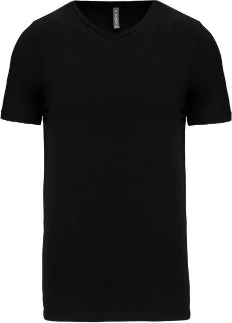 FÉRFI RÖVID UJJÚ V-NYAKÚ PÓLÓ – Black |