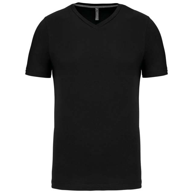 FÉRFI RÖVID UJJÚ V-NYAKÚ PÓLÓ – Black |