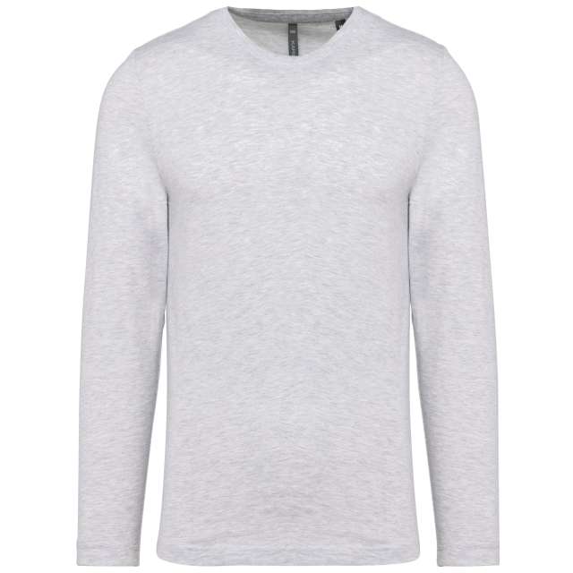 FÉRFI HOSSZÚ UJJÚ KÖRNYAKAS PÓLÓ – Ash Heather |