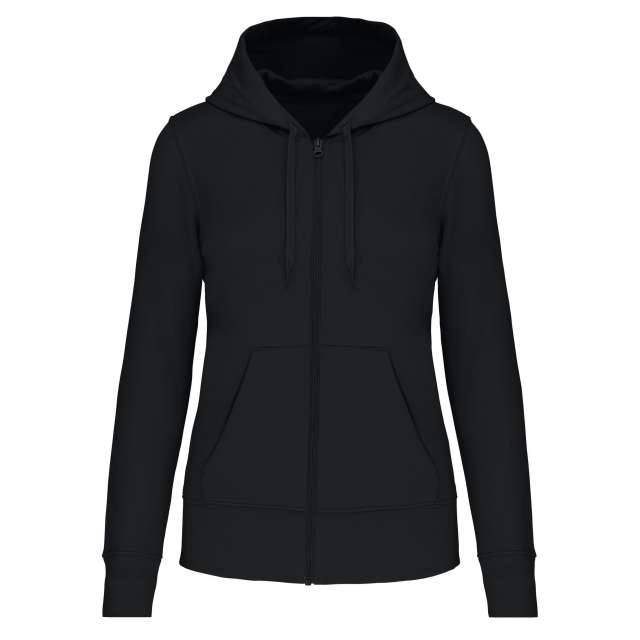 NŐI KÖRNYEZETBARÁT KAPUCNIS CIPZÁRAS PULÓVER