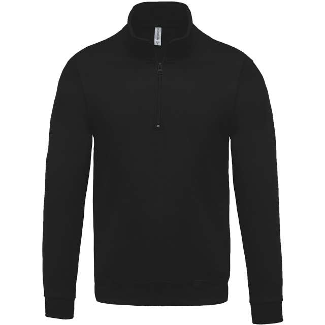 CIPZÁRAS NYAKÚ PULÓVER – Black |