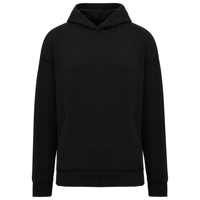 UNISZEX MOSOTT HATÁSÚ OVERSIZED KAPUCNIS PULÓVER