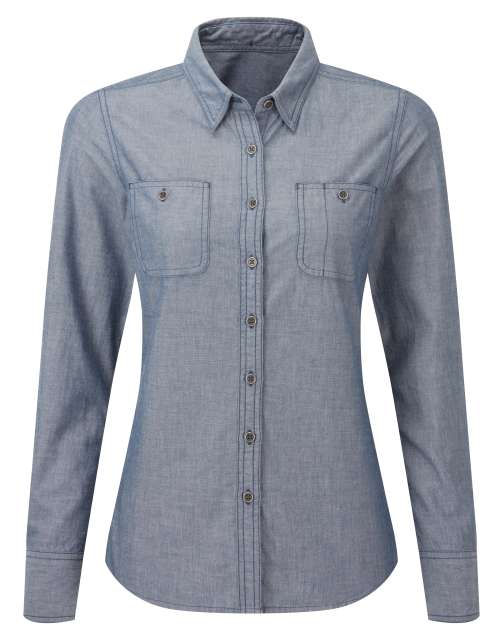 NŐI ORGANIKUS PAMUT CHAMBRAY FAIRTRADE ING