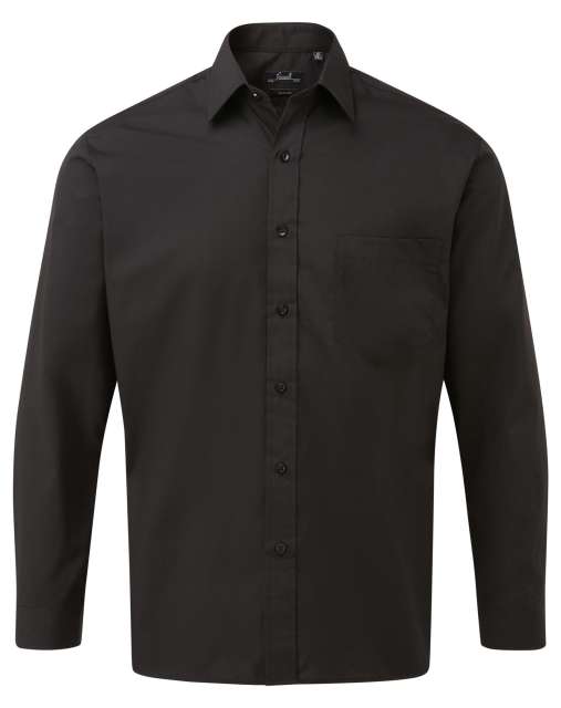 FÉRFI HOSSZÚ UJJÚ POPLIN ING – Black |